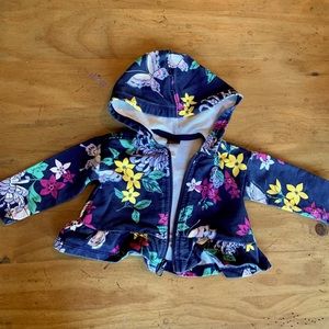 3-6 mo  H&M peplum hoodie